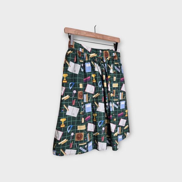 ModCloth Womens Head of the Class Skirt School Teacher Sm Whimsical Novelty - Picture 3 of 9
